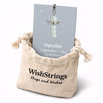 Opalite Guardian Angel Keepsake Inspiration Gift, 2 of 3