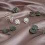 Heart Sterling Silver Stud Earrings, thumbnail 1 of 4