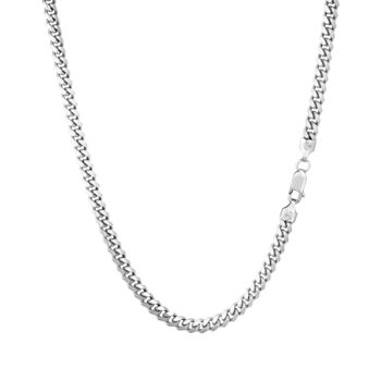 925 Sterling Silver 5mm Miami Cuban Link Chain Necklace, 12 of 12