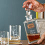 Personalised Whisky Decanter Gift For Dad, thumbnail 3 of 9