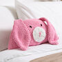 Mabel Bunny Cushion Easy Crochet Kit, thumbnail 1 of 10