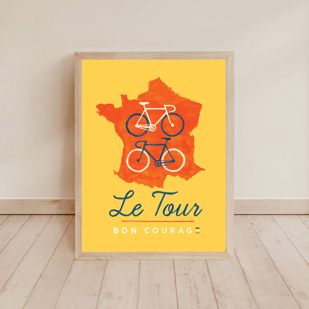 Le Tour Cycling Poster, 1 of 1