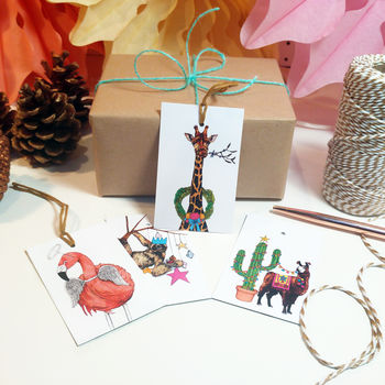 'Festive Fiesta' Christmas Gift Tags, 3 of 4