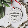 Personalised First Christmas As Mummy Tree Decoration, thumbnail 1 of 3