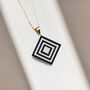 Matching Earrings And Necklace Stripey Diamond Set, thumbnail 10 of 12