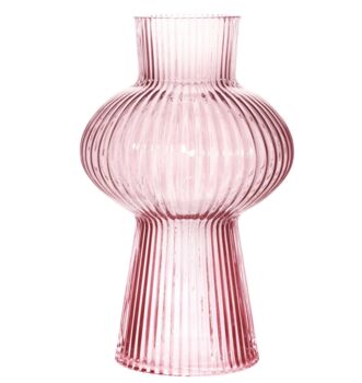 Large Fluted Glass Vase, 2 of 4