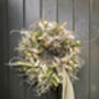 Nigella Dried Wreath With Bay And Statice 'Bay White', thumbnail 2 of 6