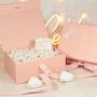 Mother's Day Heart Glass Mug Pink Pamper Gift Set, thumbnail 5 of 5