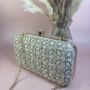Light Pink Handcrafted Clutch Bag, thumbnail 2 of 5