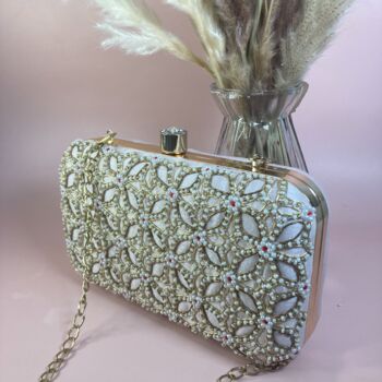Light Pink Handcrafted Clutch Bag, 2 of 5