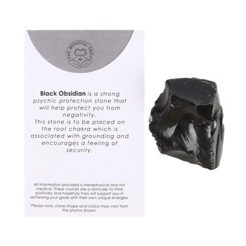 Black Obsidian Healing Rough Crystal, 3 of 3