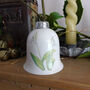 Snowdrops Fine Bone China Bell Decoration, thumbnail 7 of 10