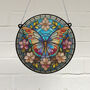 Butterfly Stained Glass Effect Suncatcher, thumbnail 1 of 6