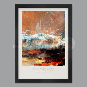Skiddaw From Millbeck Lake District Poster Print, 2 of 4