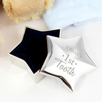 1st Tooth Personalised Trinket Box, 2 of 2