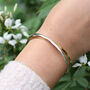 Sterling Silver And Gold Plated Infinity Double Bangle, thumbnail 1 of 4