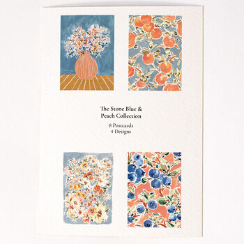 The Stone Blue And Peach Postcard Collection, 7 of 9