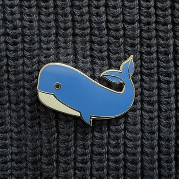 Whale Enamel Pin, 2 of 7
