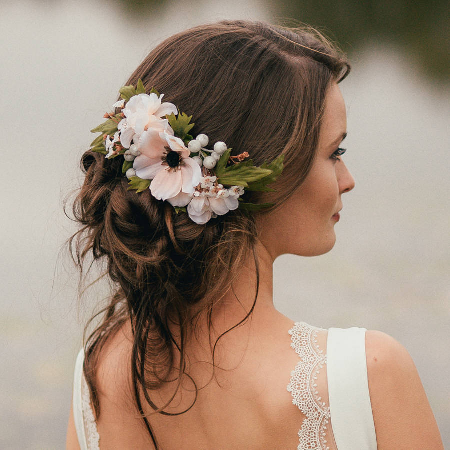 Annabelle Wedding Flower Hair Comb