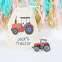 Die Cast Tractor Toy And Personalised Bag, thumbnail 1 of 4