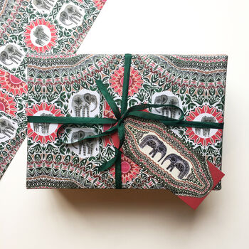 Gift Wrapping Paper Elephants, 2 of 7