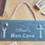 Personalised Man Cave Slate Sign, thumbnail 4 of 5