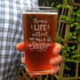 Personalised Funny Un Beerable Valentine's Pint Glass, thumbnail 5 of 5