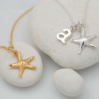Starfish Necklace, Sterling Silver Or Gold Plated, 5 of 10