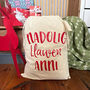 Personalised Welsh Christmas Sack, thumbnail 1 of 3