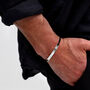 Friendship Plate Personalised Bracelet Steel, thumbnail 2 of 8
