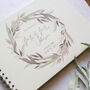 Personalised Pampas Boho Wedding Guest Book, thumbnail 3 of 8