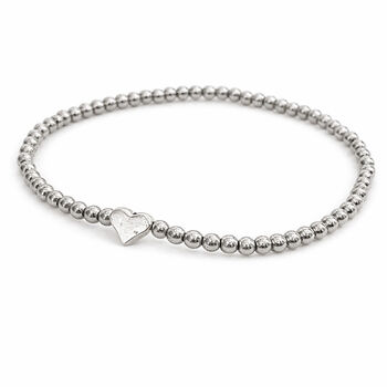 You Are Like A Mum To Me Heart Stretch Bracelet, 4 of 5