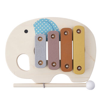 Wooden Eddie The Elephant Xylophone 18 Months +, 2 of 9