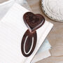 Personalised Iron Heart Page Clip Bookmark, thumbnail 1 of 7