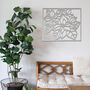 0100 Metal Flowers Wall Hanging Art Home Decoration, thumbnail 4 of 7