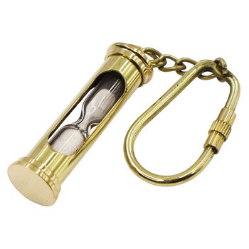 Personalised Sand Timer Keyring, 6 of 7