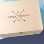 Personalised Men's Arrow Keepsake Box, thumbnail 1 of 4