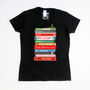 Funny Book Puns Ladies Christmas T Shirt, thumbnail 4 of 4
