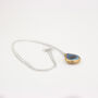 Blue Reef Teardrop Sterling Silver Pendant, thumbnail 2 of 3