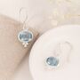 Sterling Silver Sky Blue Topaz Drop Earrings – December Birthstone, thumbnail 1 of 9