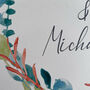 Wreath Personalised Couple Print, thumbnail 2 of 3