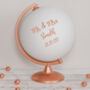 Personalised Guestbook Globe, thumbnail 1 of 7