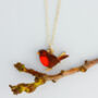 Robin Charm Necklace, thumbnail 1 of 7