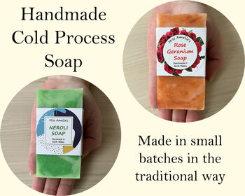 Spa Gift Set For Her. Handmade Soap, Hand And Foot Balm, 3 of 5