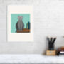 British Blue Giclée Print, thumbnail 3 of 5