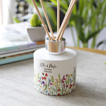 Wildflower New Home Reed Diffuser Gift, 5 of 8