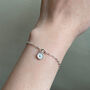 Sterling Silver Dainty Sunflower Bracelet, thumbnail 1 of 12