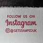 Personalised Instagram Stamp, thumbnail 2 of 3