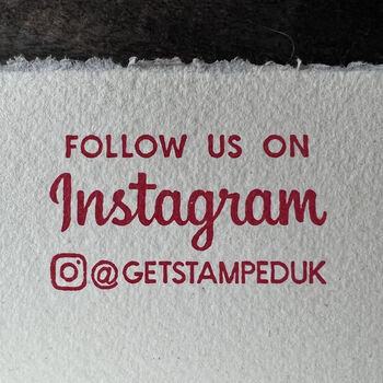 Personalised Instagram Stamp, 2 of 3