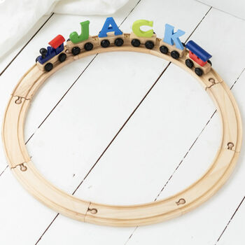 Personalised Wooden Name Train, 5 of 10